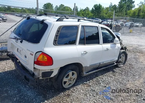 2004 Hyundai Santa Fe Gls/Lx из США, поврежденный, VIN KM8SC13E74U702095
